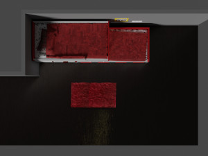 modern bunk bed Modelo 3D