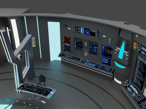 starship - startrek bridge 3D Model