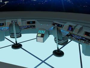 starship - startrek bridge 3D Model