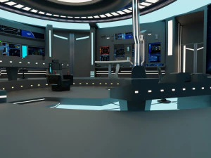 starship - startrek bridge 3D Model