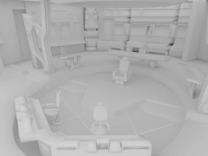 starship - startrek bridge 3D Model