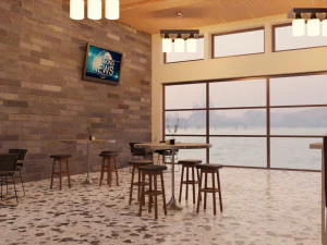 cafe interior 3D Model