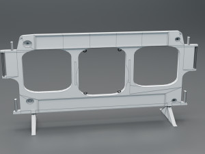 road barriers - 6 barrier 3Dモデル