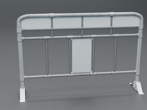 road barriers - 6 barrier 3Dモデル