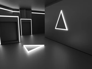 інтер'єр магазинної зони 3D Модель