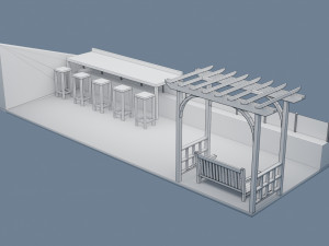 terrace - roof Model 3D