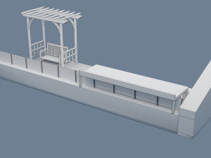 terrace - roof Model 3D