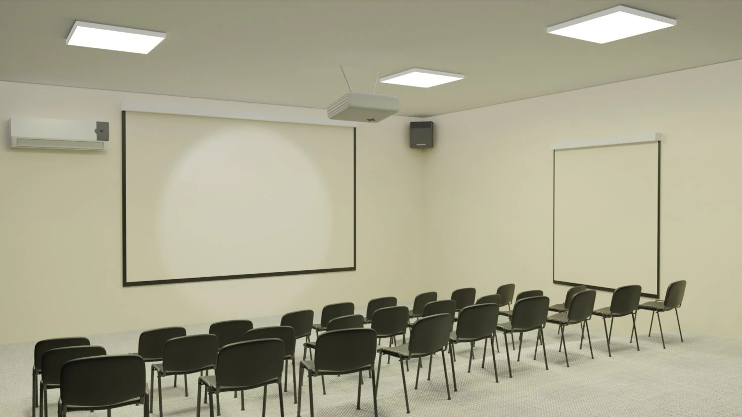presentation room interior 3D Model .c4d .max .obj .3ds .fbx .stl .blend 