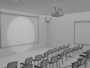 presentation room interior 3D Model