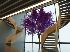 Art Gallery Interior VR 3D 모델