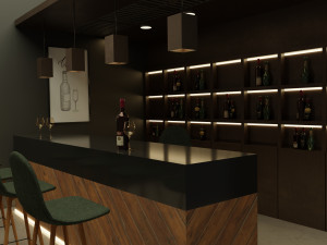 Bar Stand Model 3D