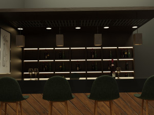 Bar Stand Model 3D