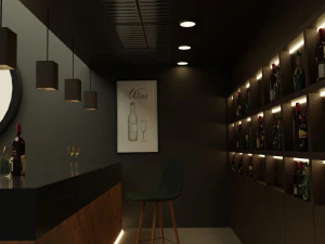 Bar Stand 3D Model