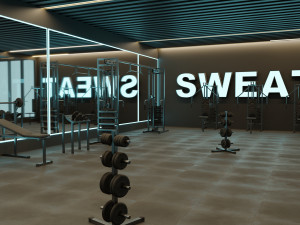 GYM Interior 3D 模型