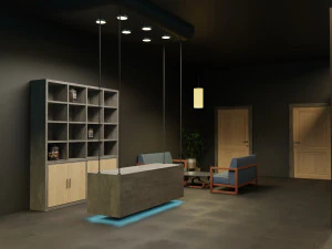 GYM Interior 3D Model