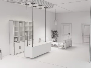 GYM Interior 3D Model