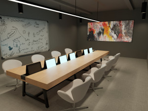 Meeting Room VR 3D Model