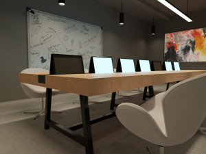 Meeting Room VR 3D Model
