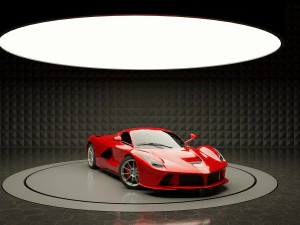 Car Exposition - Showroom Render Scene 3D Model