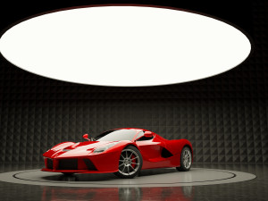 Car Exposition - Showroom Render Scene Modelo 3D