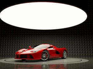 Car Exposition - Showroom Render Scene 3D Model