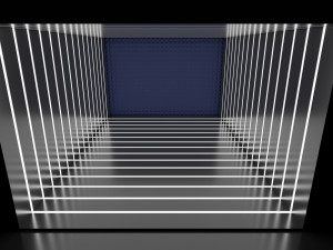 Car Exposition - Showroom Render Scene Modello 3D