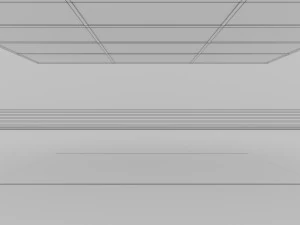 Exposi&ccedil;&atilde;o de carros - Cena de renderiza&ccedil;&atilde;o do showroom Modelo 3D