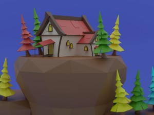 Island House Modèle 3D