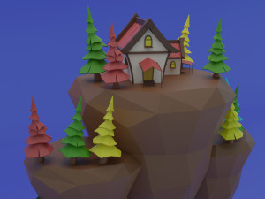 Island House Modèle 3D