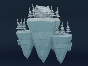 Island House Modèle 3D