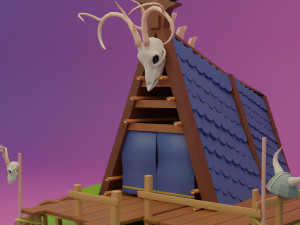 Viking House Modèle 3D