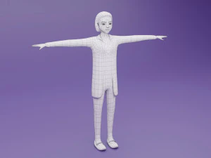 Toon Rigged People Pack 3D Model