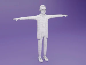 Toon Rigged People Pack 3D Model