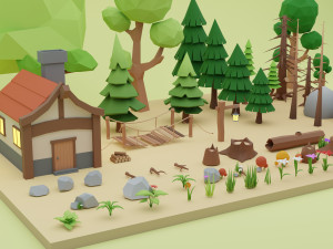 Tree and Plant Pack 3D Model
