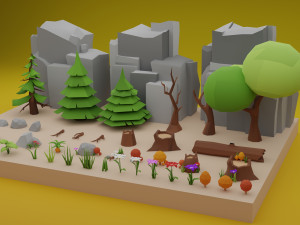 Tree and Plant Pack Modelo 3D