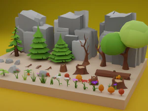 Tree and Plant Pack 3D Model