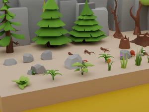 Tree and Plant Pack 3D Model