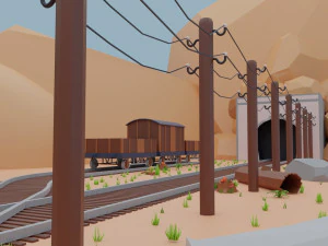 Western Environment 3D Model