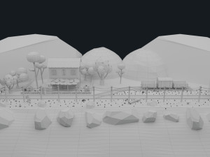 Western Environment Modelo 3D