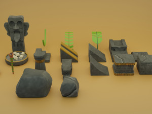 Mayan Temple Pack Modèle 3D
