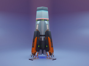 Sci-Fi Spaceship 3Dモデル
