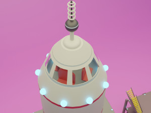 Sci-Fi Spaceship 3D 模型