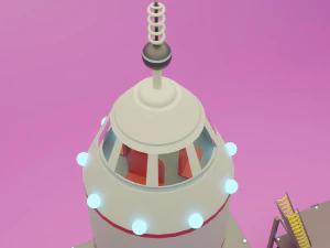 Sci-Fi Spaceship 3D Model