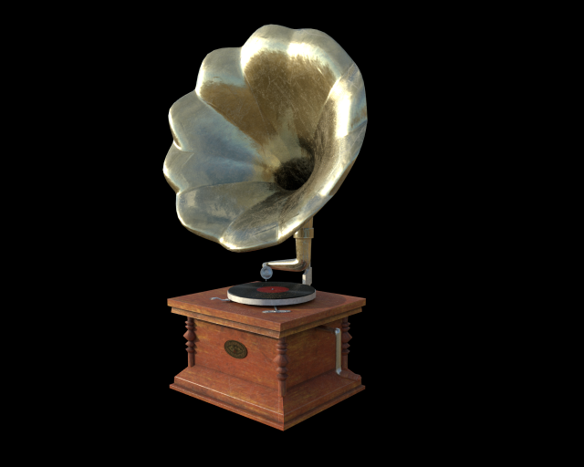 Tocadisco 3D Модель .c4d .max .obj .3ds .fbx .stl .blend 