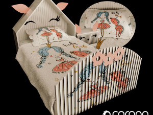 baby bed Model 3D