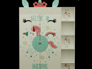 baby wardrobe 3D Модель