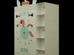 baby wardrobe Modello 3D