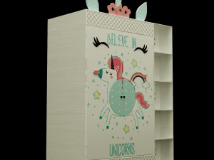 baby wardrobe Modello 3D