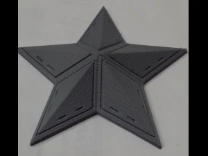 star captain america 3D Print Model