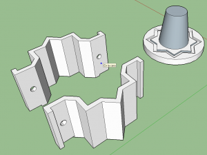 mold fot pot star eight point 3D Принт Модель